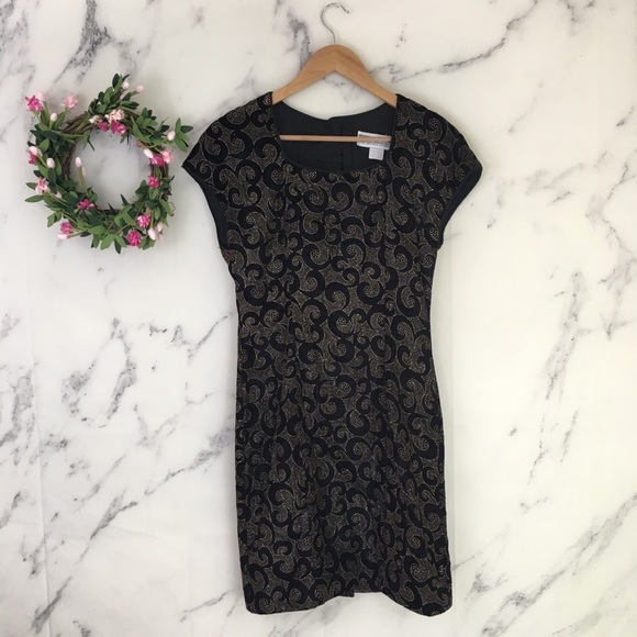 Jessica Simpson Dresses & Skirts - ❤️{3/$25} VTG Jessica Howard Velvet Glitter Dress